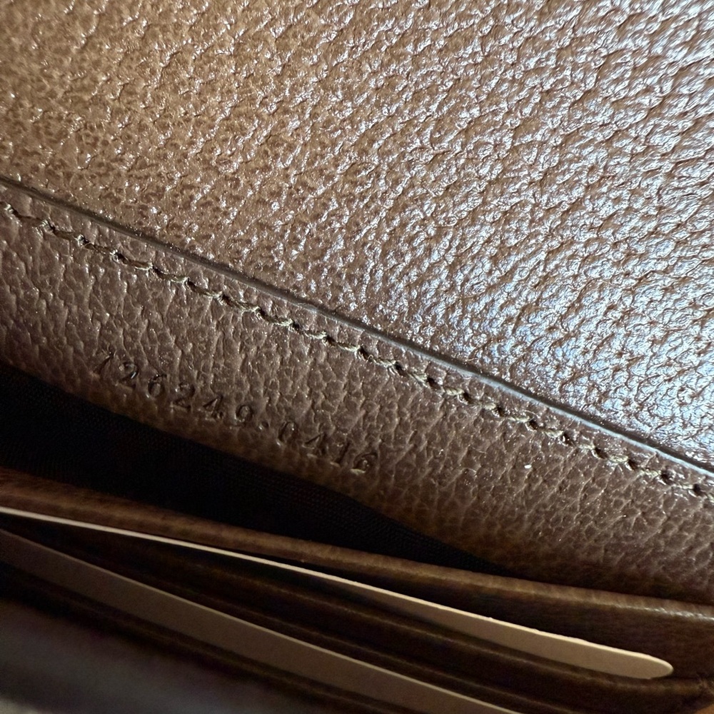 GUCCI BORSA FRAGOLA DOPPIA G MINI GG SUPREME BEIGE/EBANO (LIMITED EDITION) - Picture 5 of 5